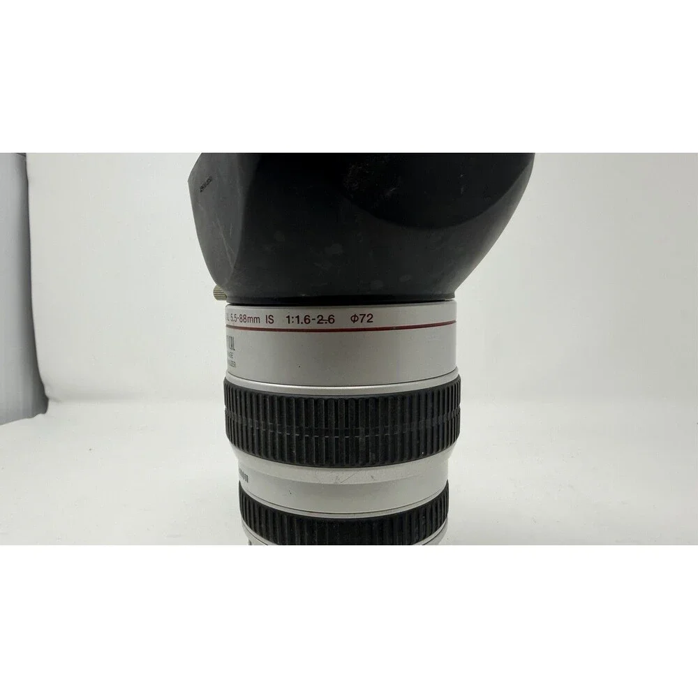 Canon Video Lens 16x Zoom XL 5.5-88mm IS 1:1.6-2.6 72mm w/ Hood